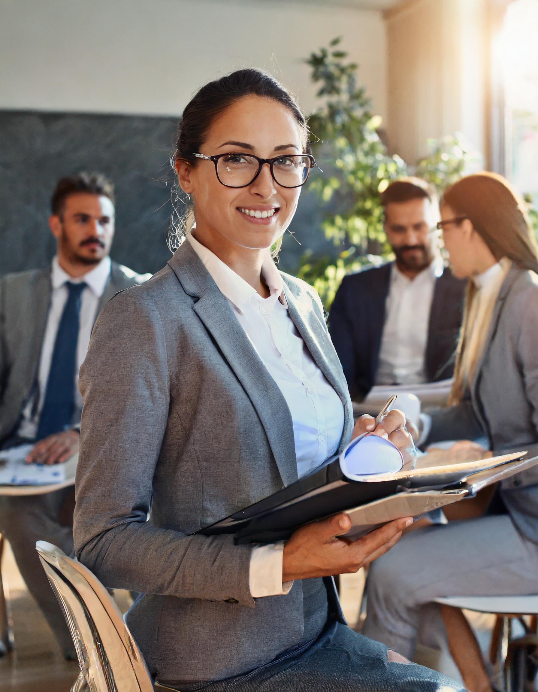 Elegante Präsentation eines Steuerberatungsprojekts
